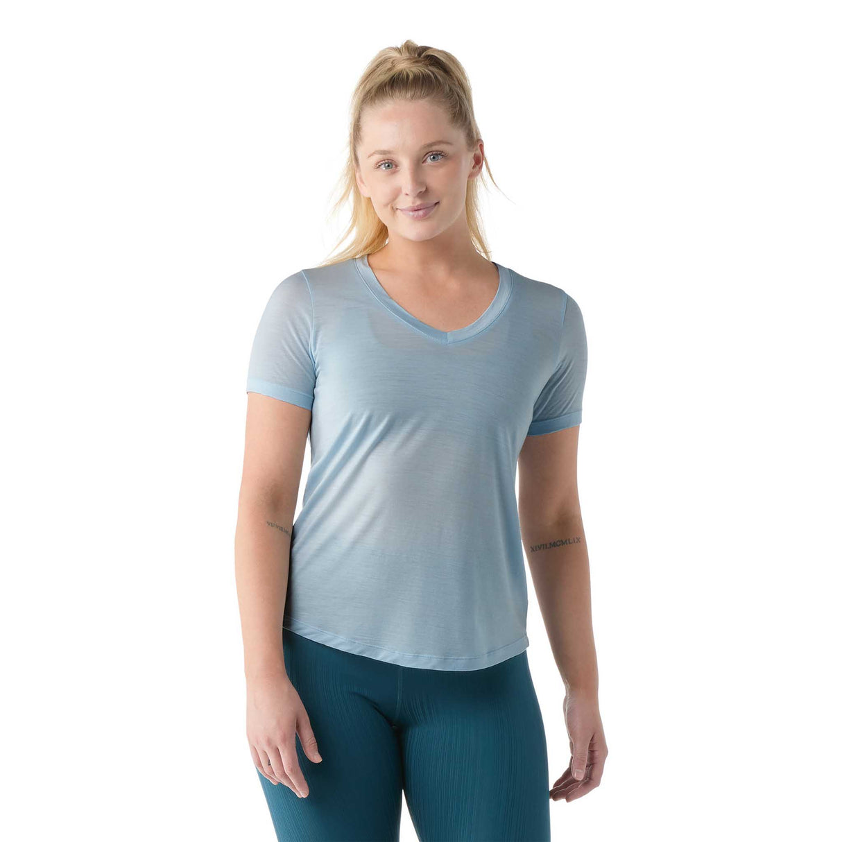 Smartwool Smartwool t-shirt de sport Active Ultralite à encolure en V pour femme
