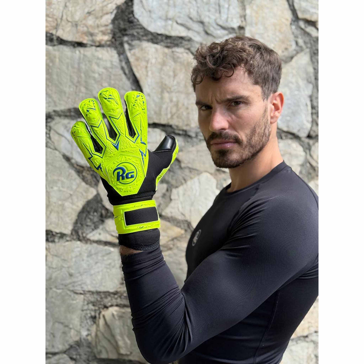 RG Goalkeeper Gloves Snaga Galaxy - Yellow / Black