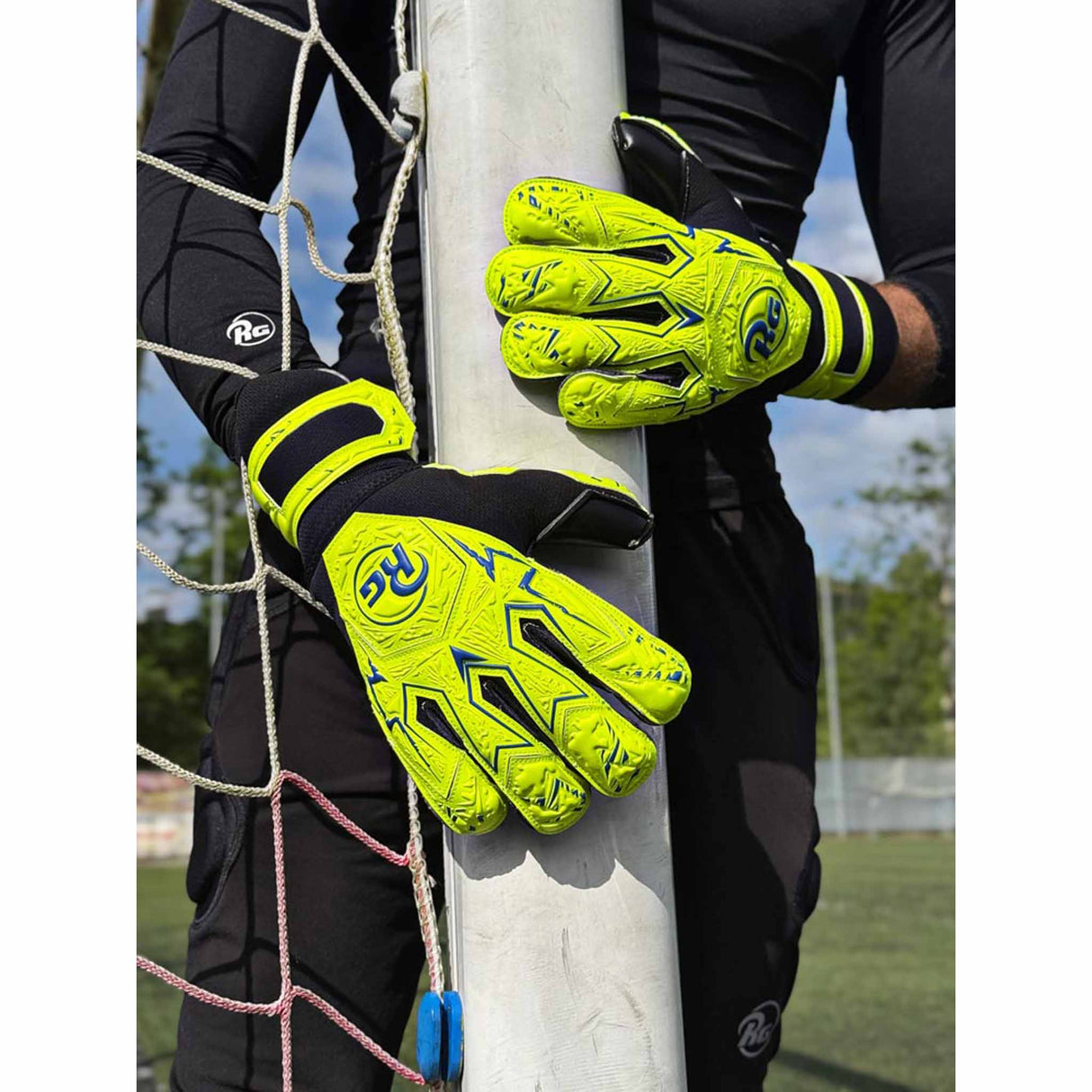 RG Goalkeeper Gloves Snaga Galaxy - Yellow / Black