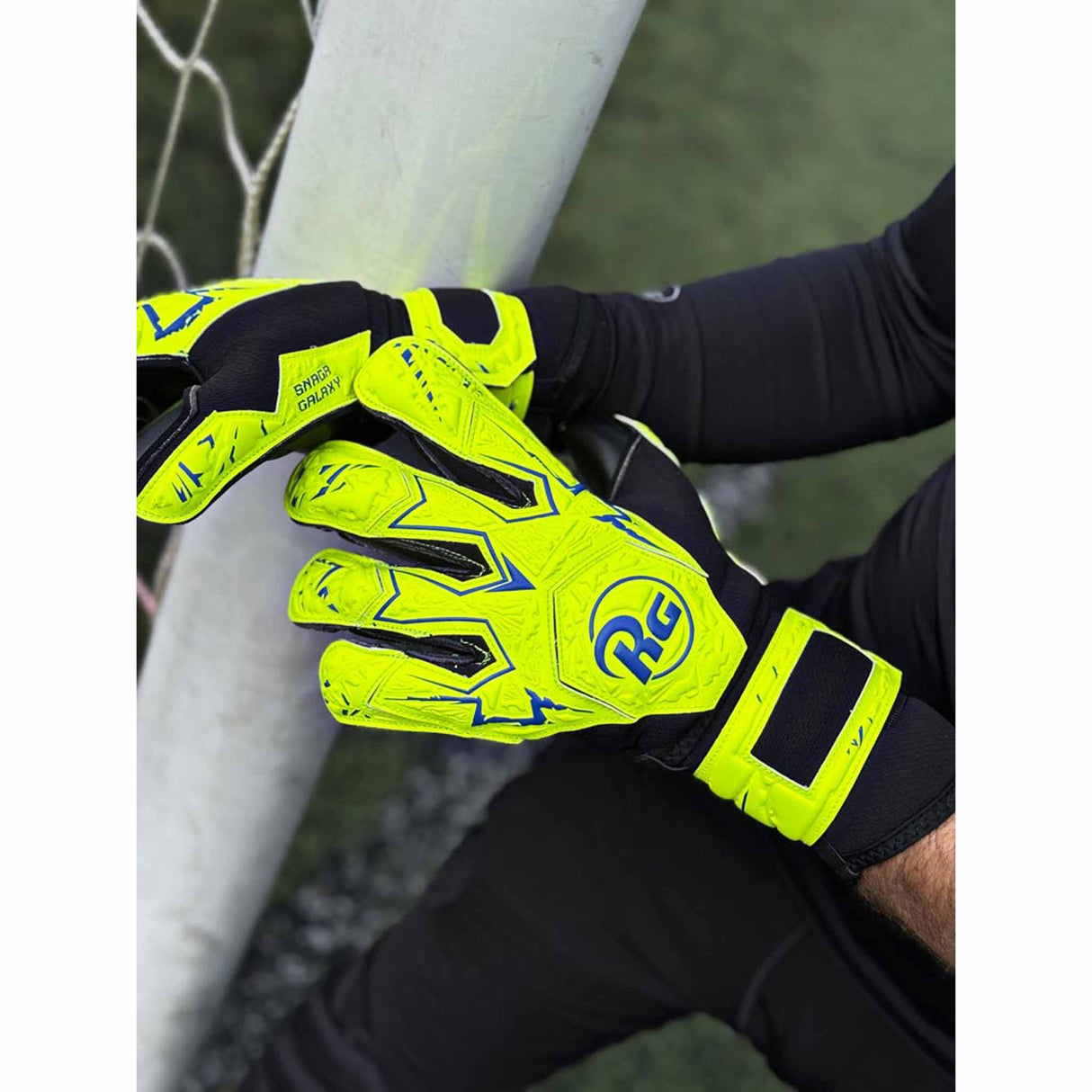 RG Goalkeeper Gloves Snaga Galaxy - Yellow / Black
