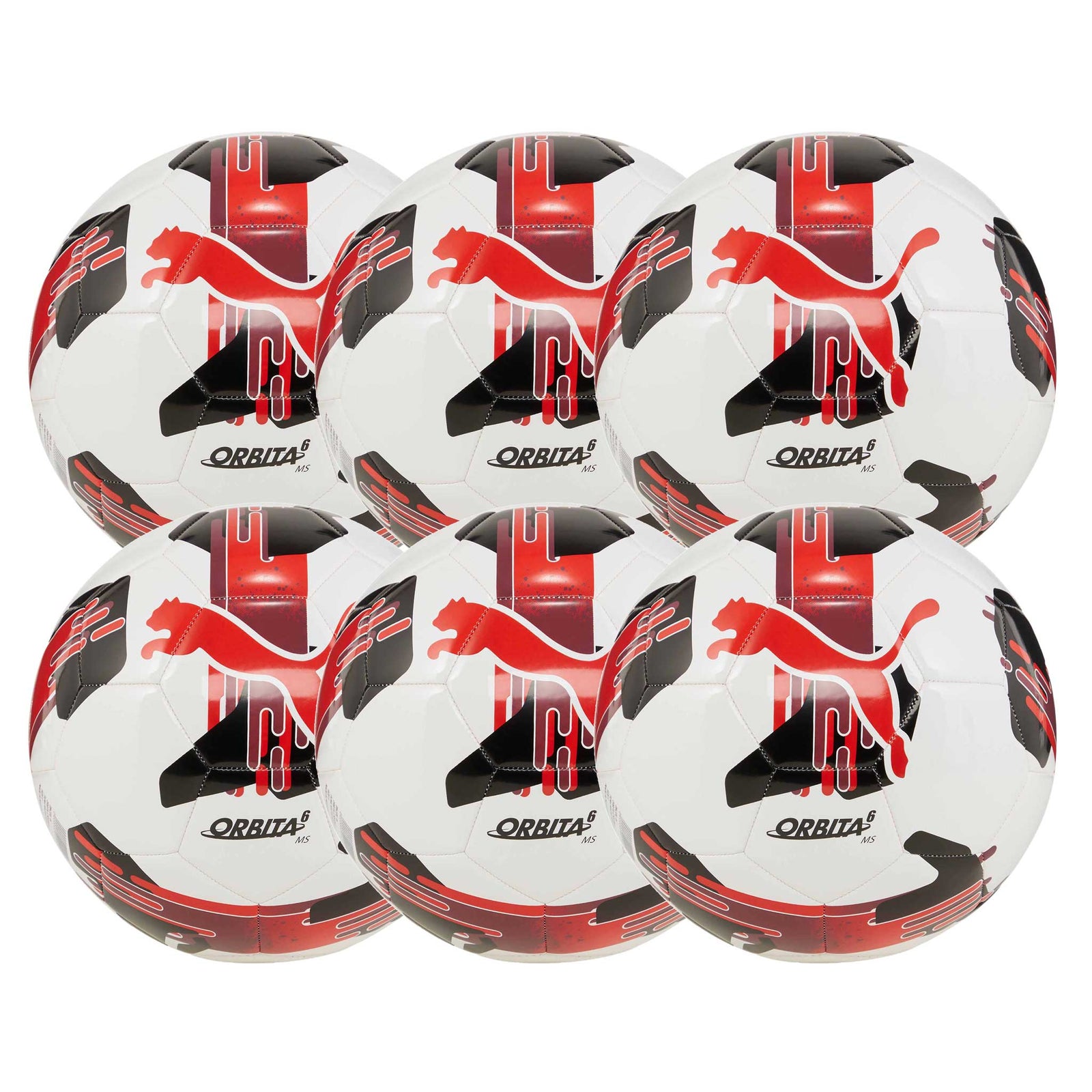 Soccer Sport Fitness Puma Orbita 6 MS ensemble de 6 ballons de soccer