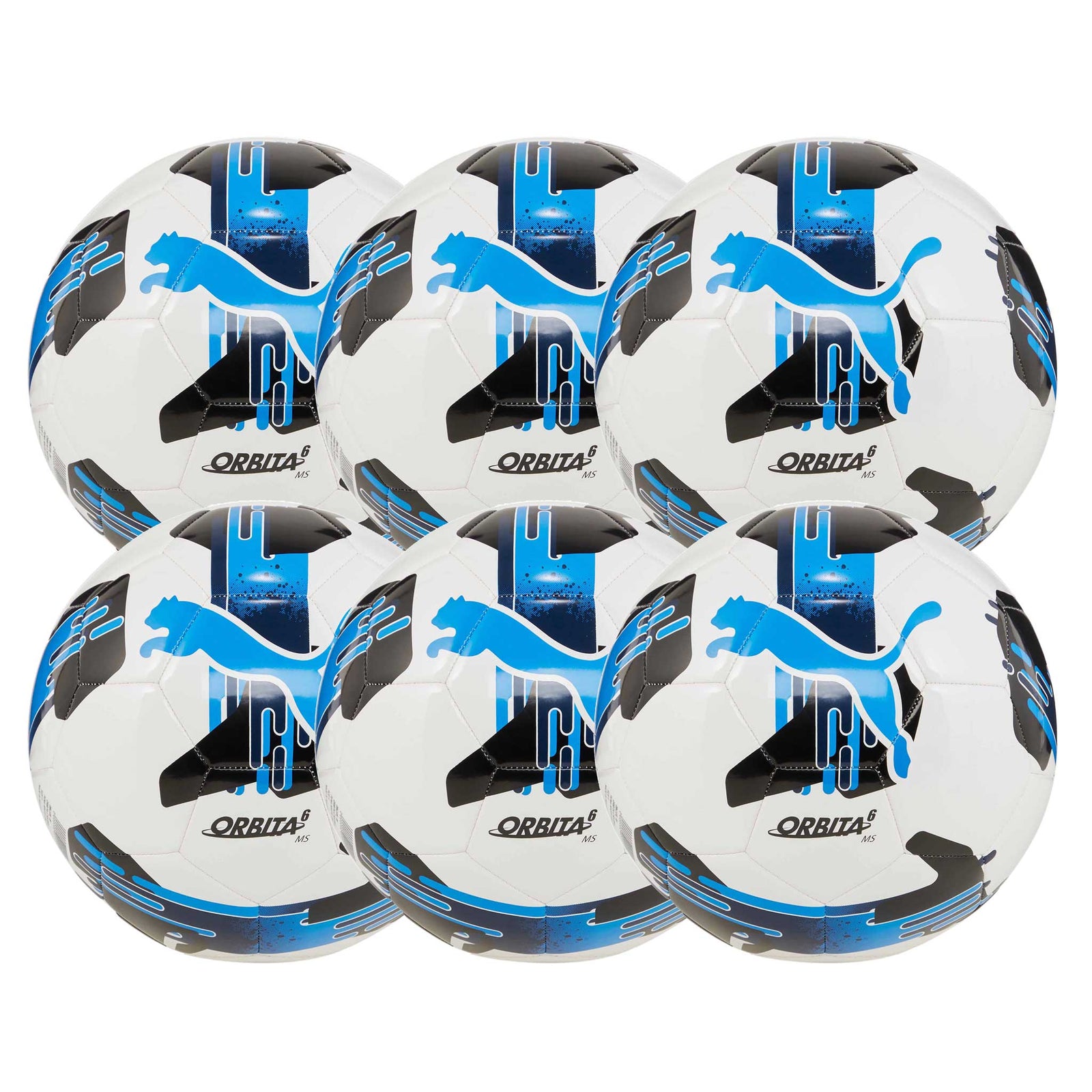 Soccer Sport Fitness Puma Orbita 6 MS ensemble de 6 ballons de soccer