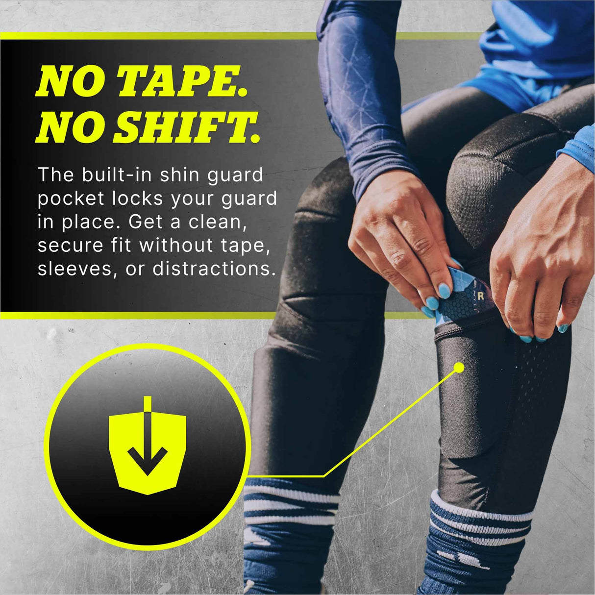 Storelli BodyShield No Burn GK Leggings - Black