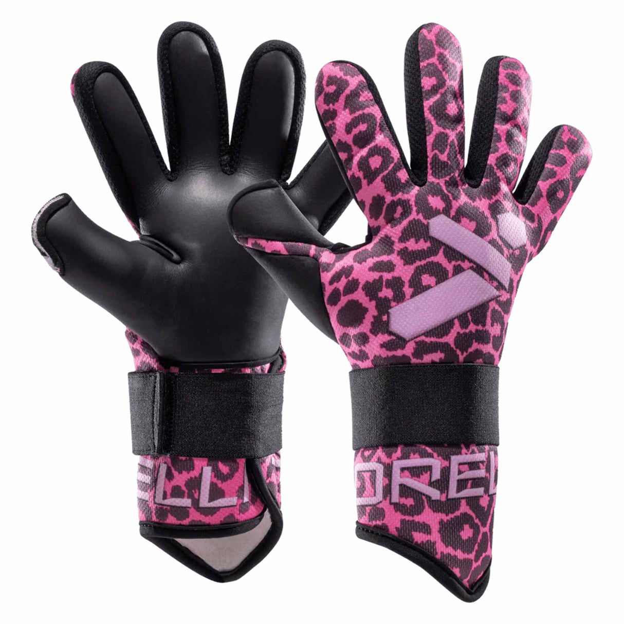 Storelli Challenger Goalkeeper Gloves - Pink Cheetah