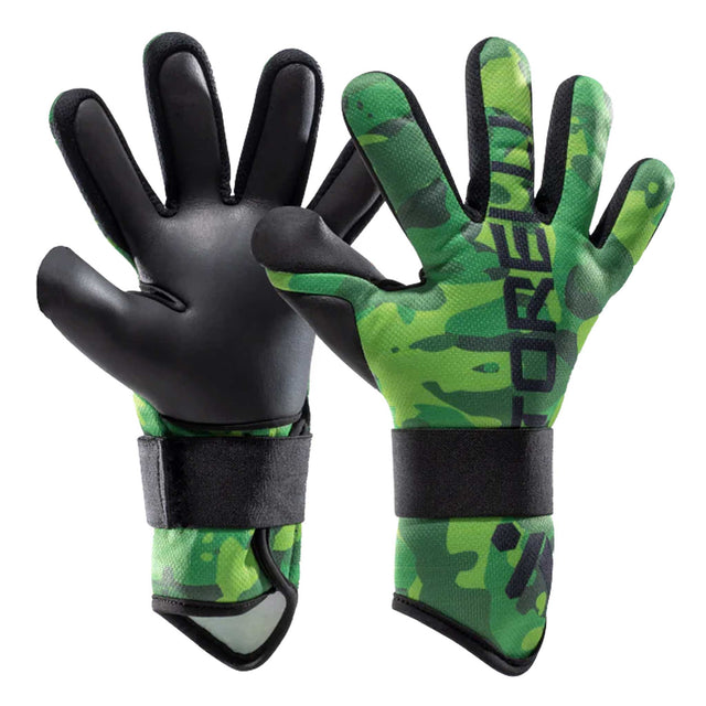 Storelli Challenger gants de gardien de but de soccer - Green Camo