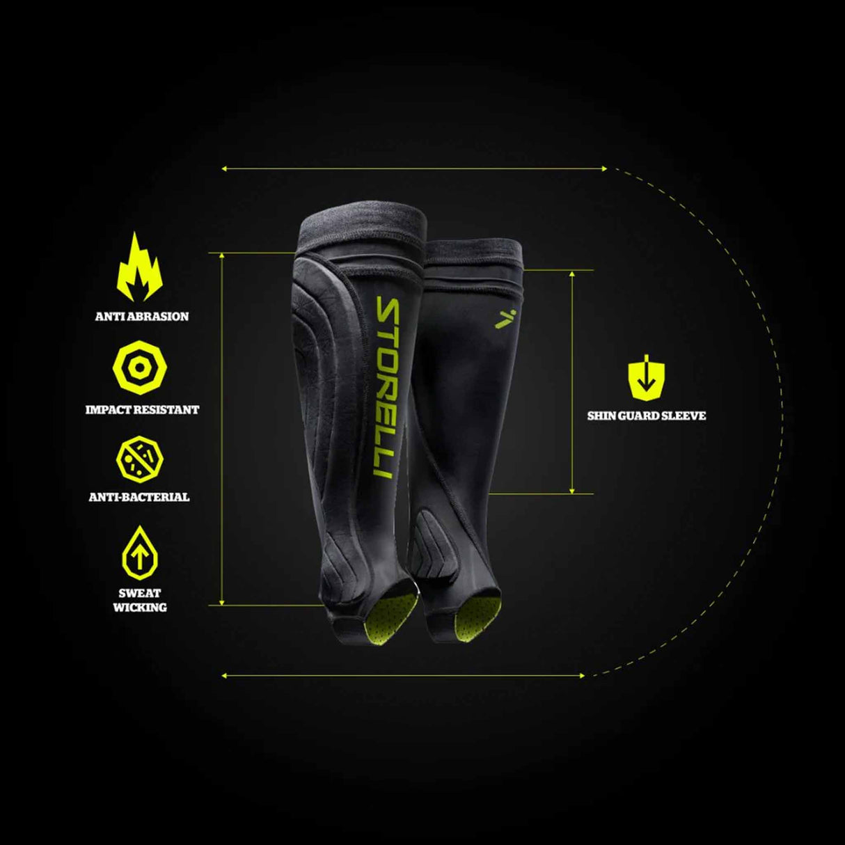 Storelli Storelli BodyShield Leg Guards manchons de protection de jambes