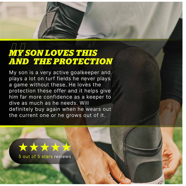 Storelli Storelli BodyShield No Burn GK Leggings de protection pour gardien de but de soccer