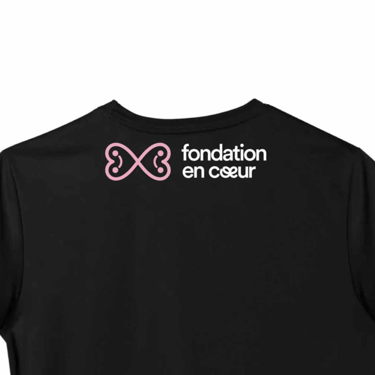 T-shirt Fondation En Coeur 2025 pour enfant - Noir