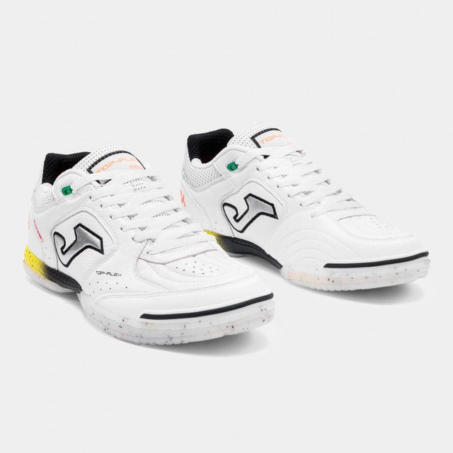 Joma Top Flex chaussure de futsal intérieur blanc pour homme / Joma Top Flex indoor futsal shoe white for men