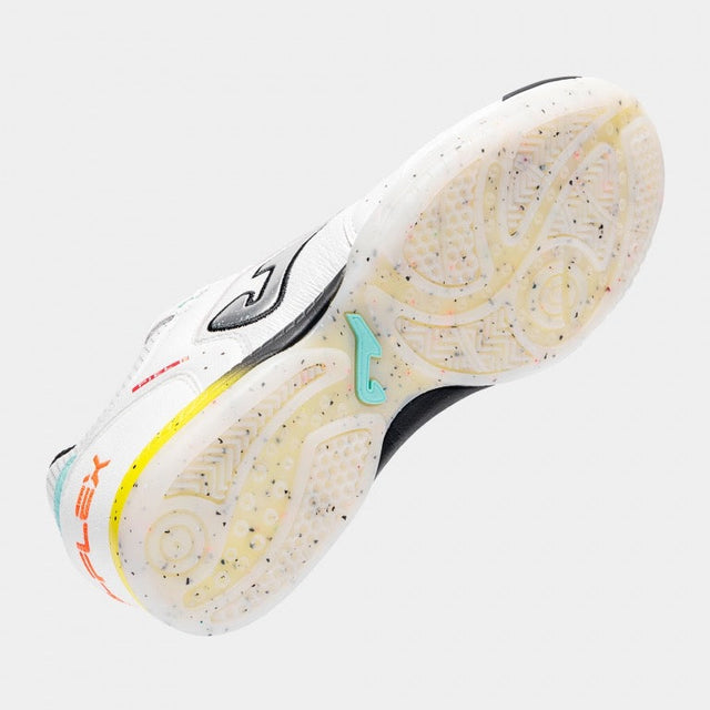 Joma Top Flex chaussure de futsal intérieur blanc pour homme / Joma Top Flex indoor futsal shoe white for men
