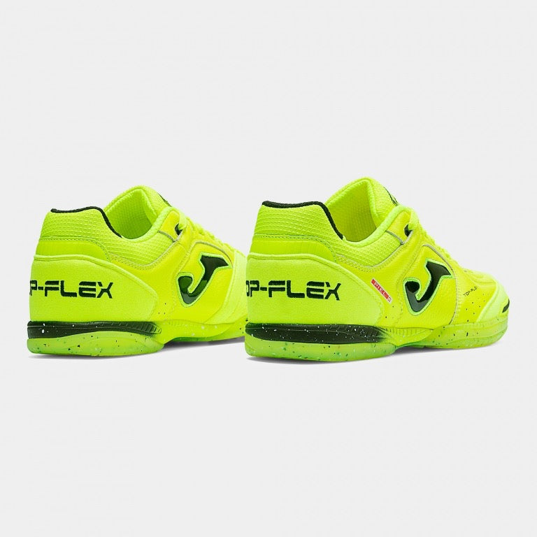 Joma Top Flex chaussure de futsal intérieur jaune fluo pour homme / Joma Top Flex indoor futsal shoe fluor yellow for men