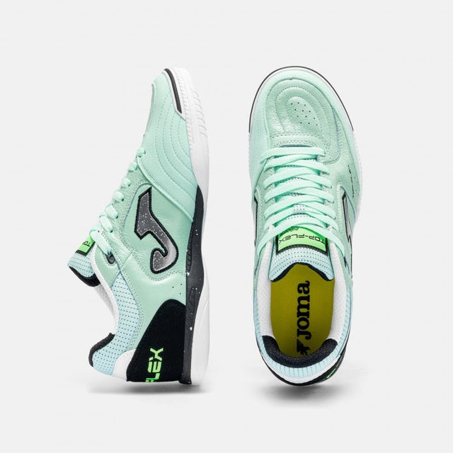 Joma Top Flex chaussure de futsal intérieur vert lime pour homme / Joma Top Flex indoor futsal shoe light green for men