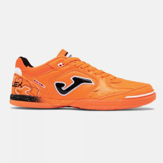 Chaussure de soccer intérieur Joma Top Flex 26 orange et noir - vue arrière