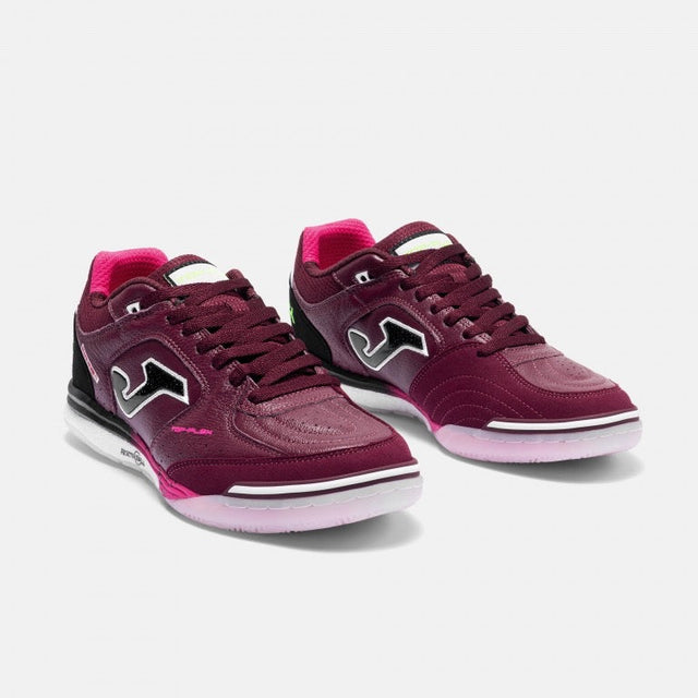 Joma Top Flex Rebound chaussure de futsal intérieur bourgogne pour homme / Joma Top Flex Rebound indoor futsal shoe burgundy for men
