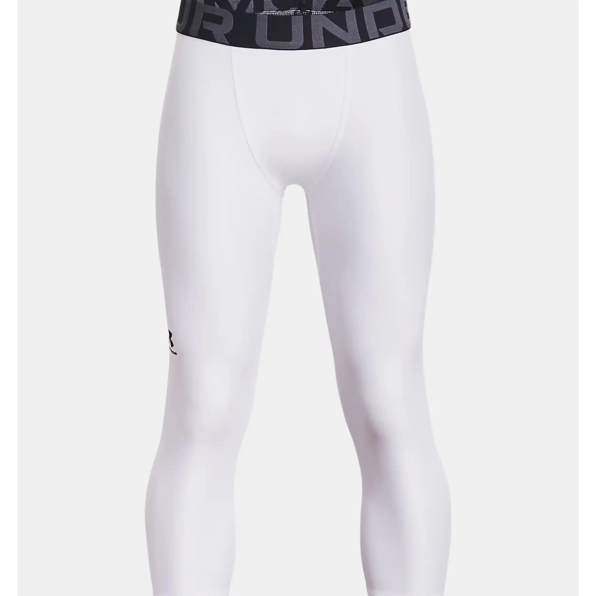 UA HeatGear Armour 3/4 leggings pour garçons - Blanc / Noir