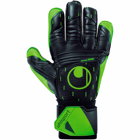 Uhlsport Classic Soft Advanced Goalkeeper Gloves - Black / Fluo Green / White