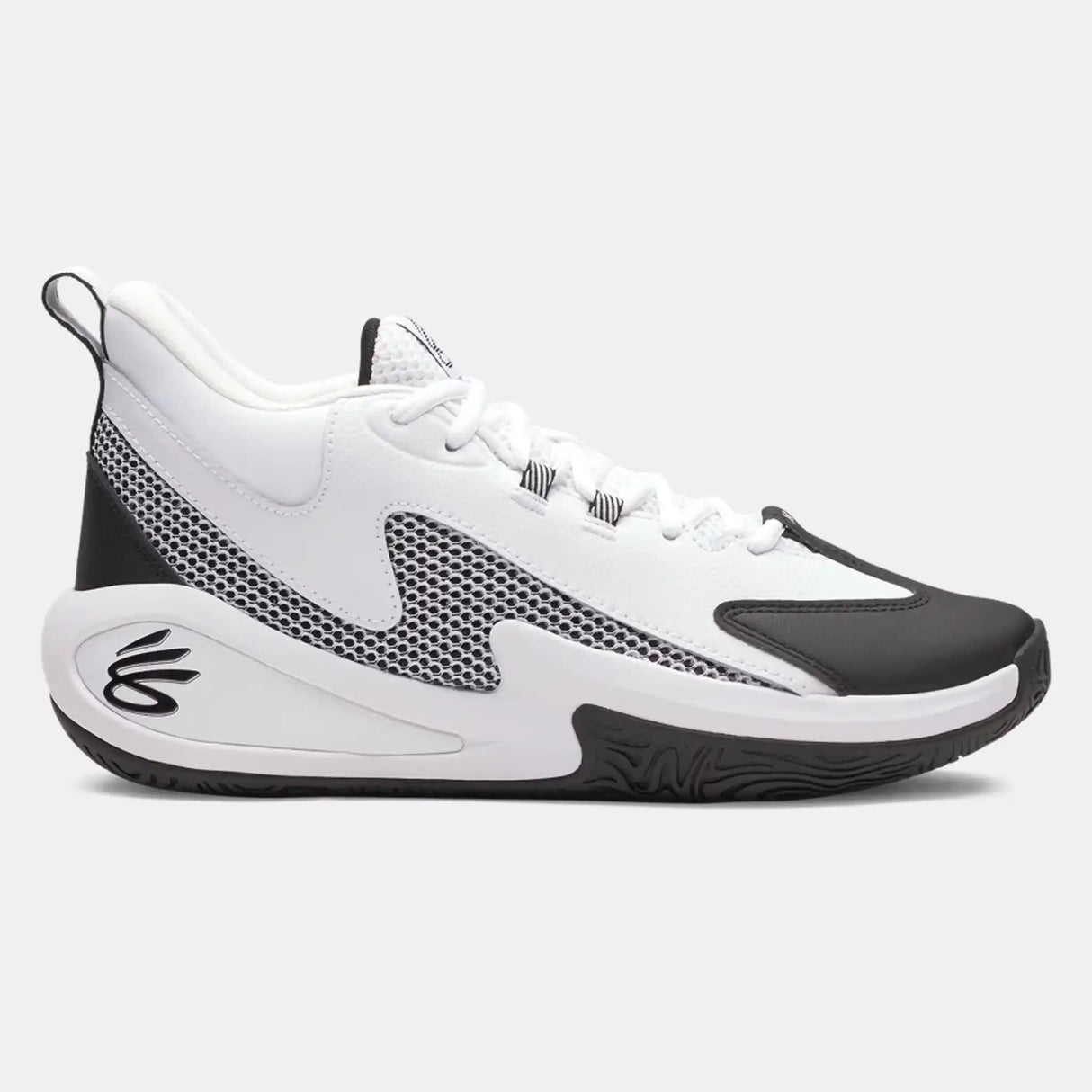 UA Curry 3Z 25 chaussures de basketball unisexe adulte - Blanc / Noir