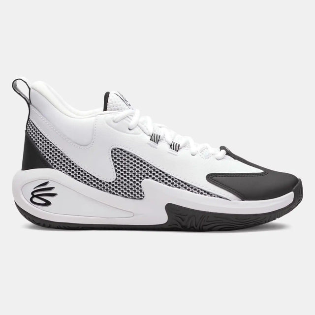 UA Curry 3Z 25 chaussures de basketball unisexe adulte - Blanc / Noir