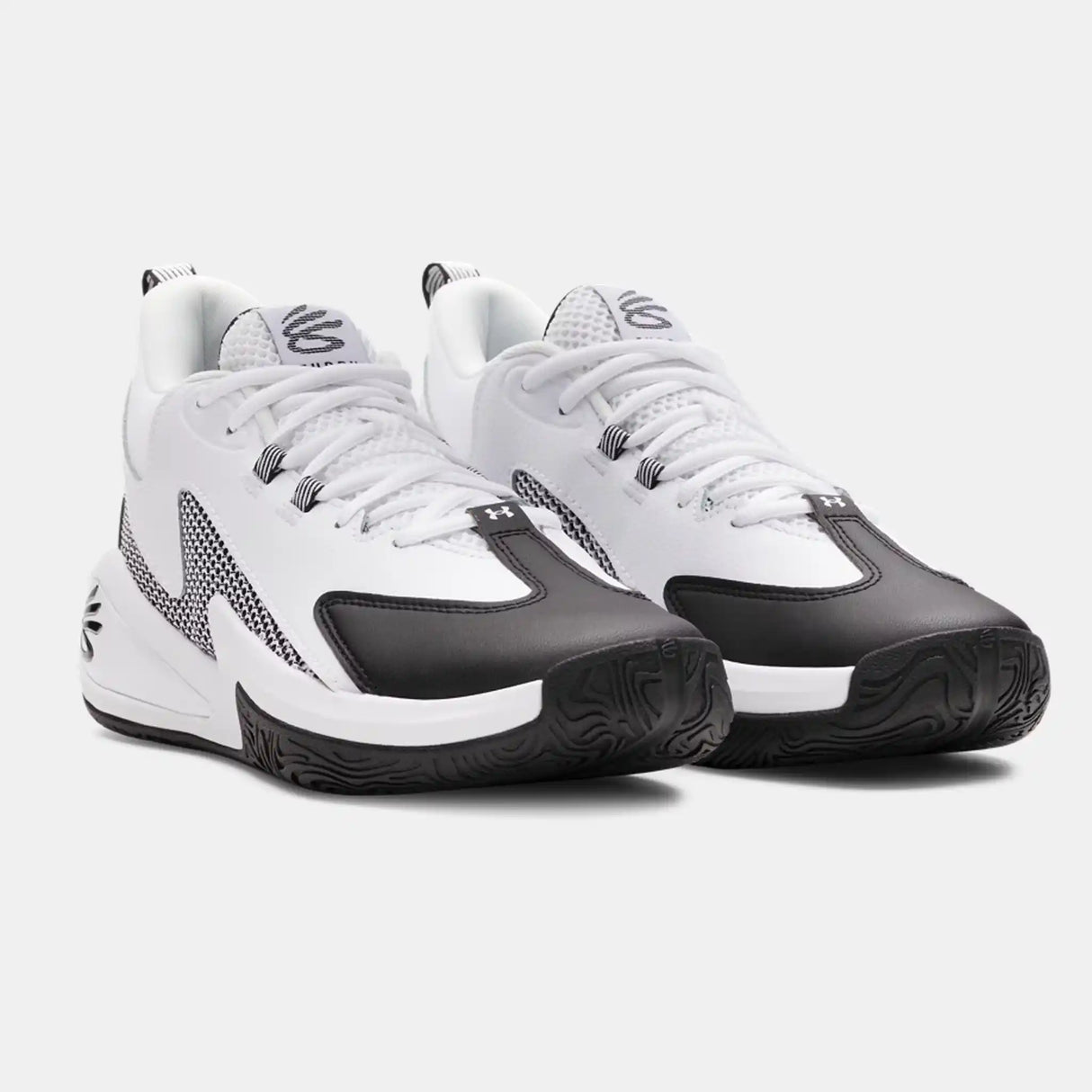 UA Curry 3Z 25 chaussures de basketball unisexe adulte - Blanc / Noir