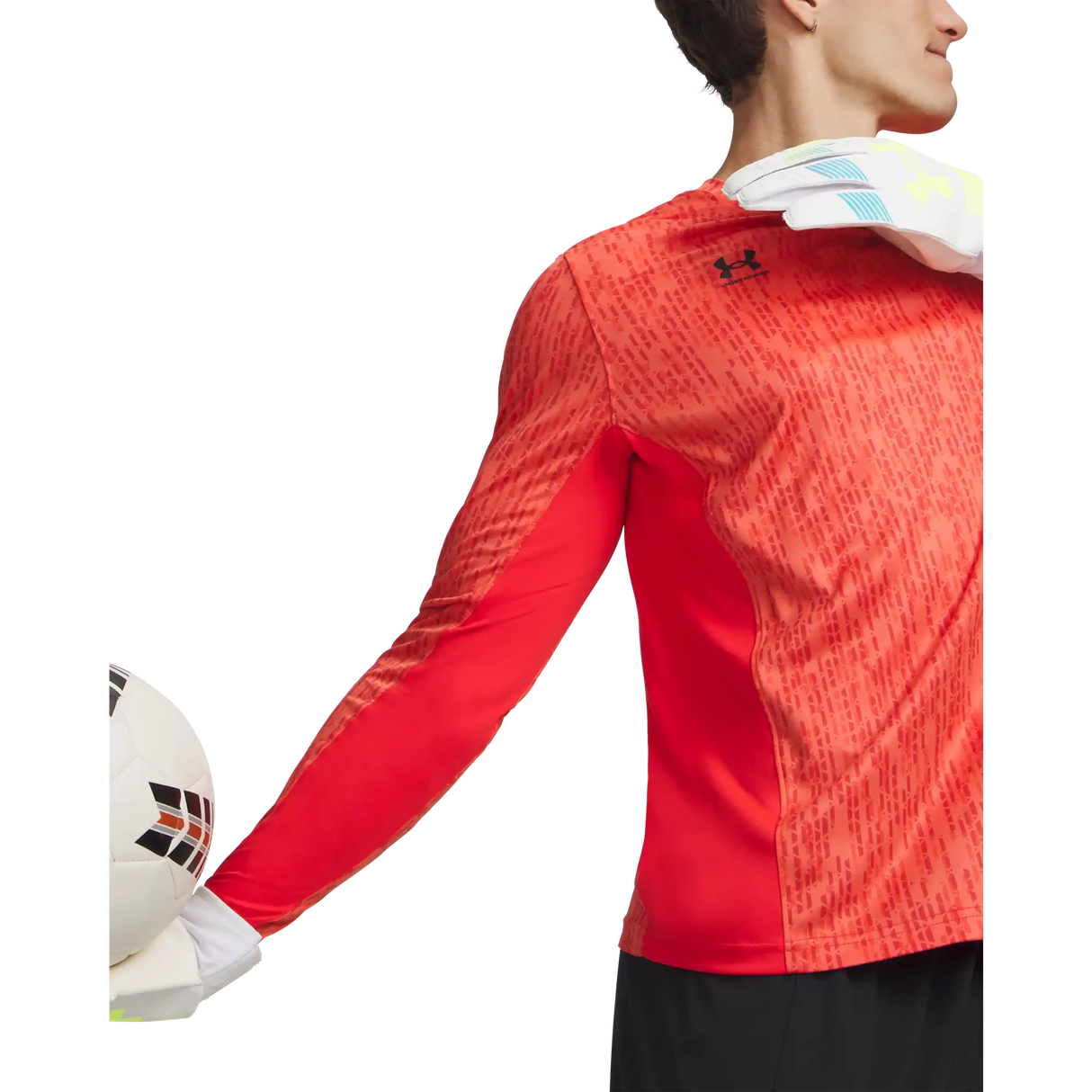 Under Armour Challenger Keeper maillot de gardien de soccer adulte - Racer Red / Black
