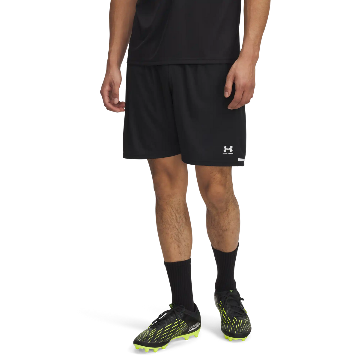 Under Armour Challenger Team short de soccer pour adultes - Noir / Blanc