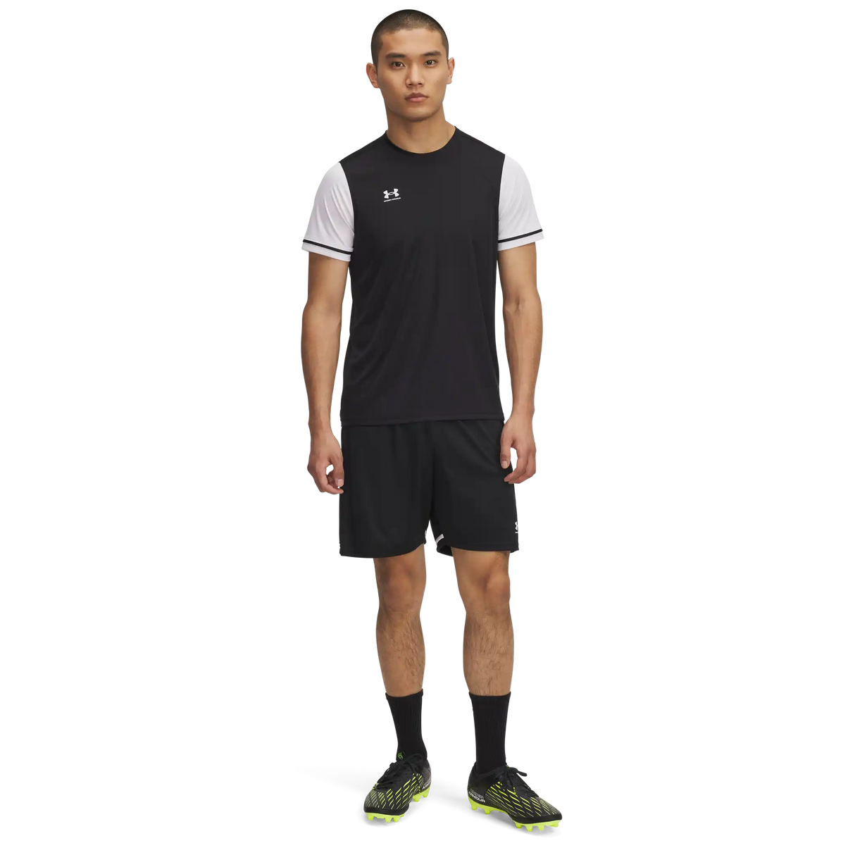 Under Armour Challenger Team short de soccer pour adultes - Noir / Blanc