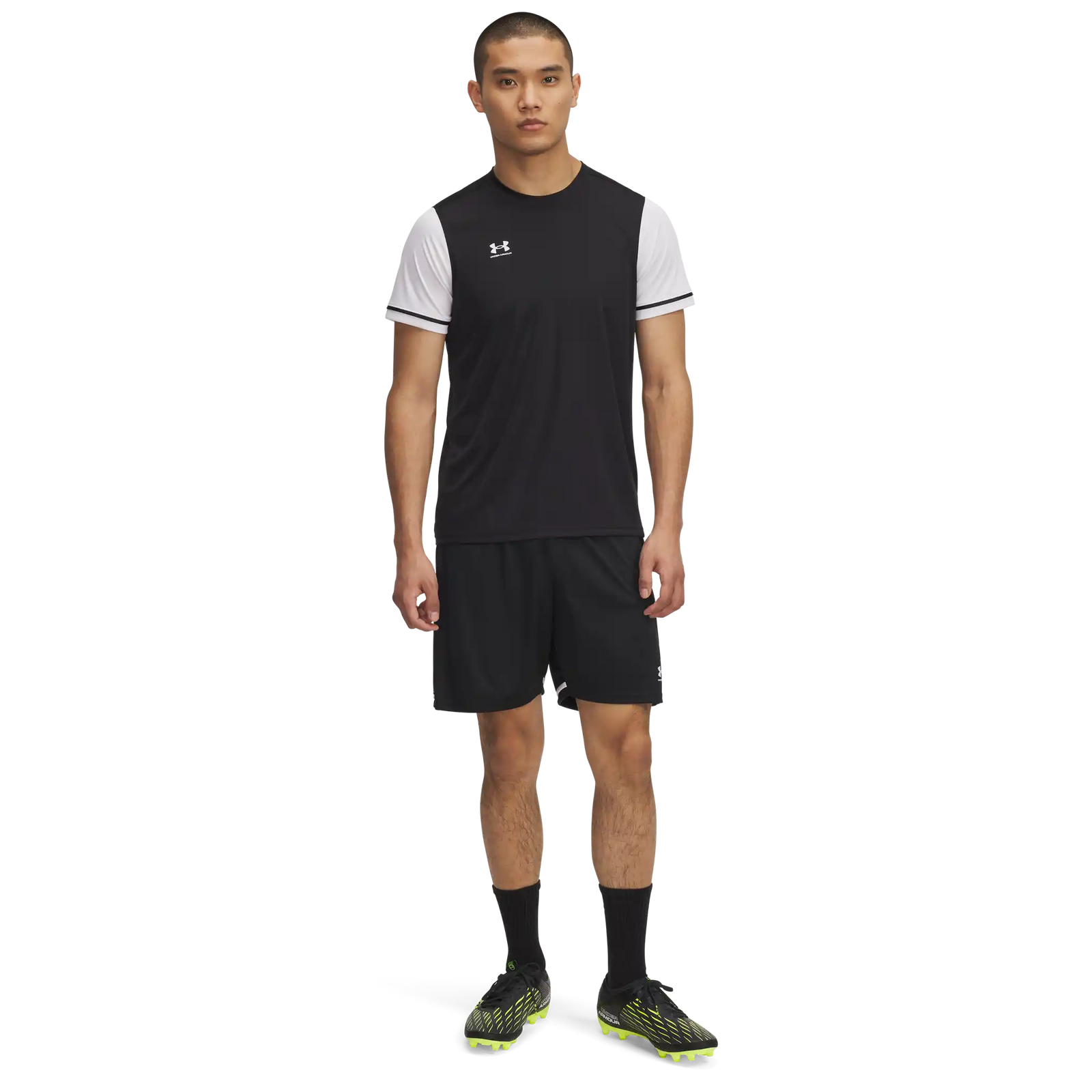 Under Armour Challenger Team short de soccer pour adultes - Noir / Blanc