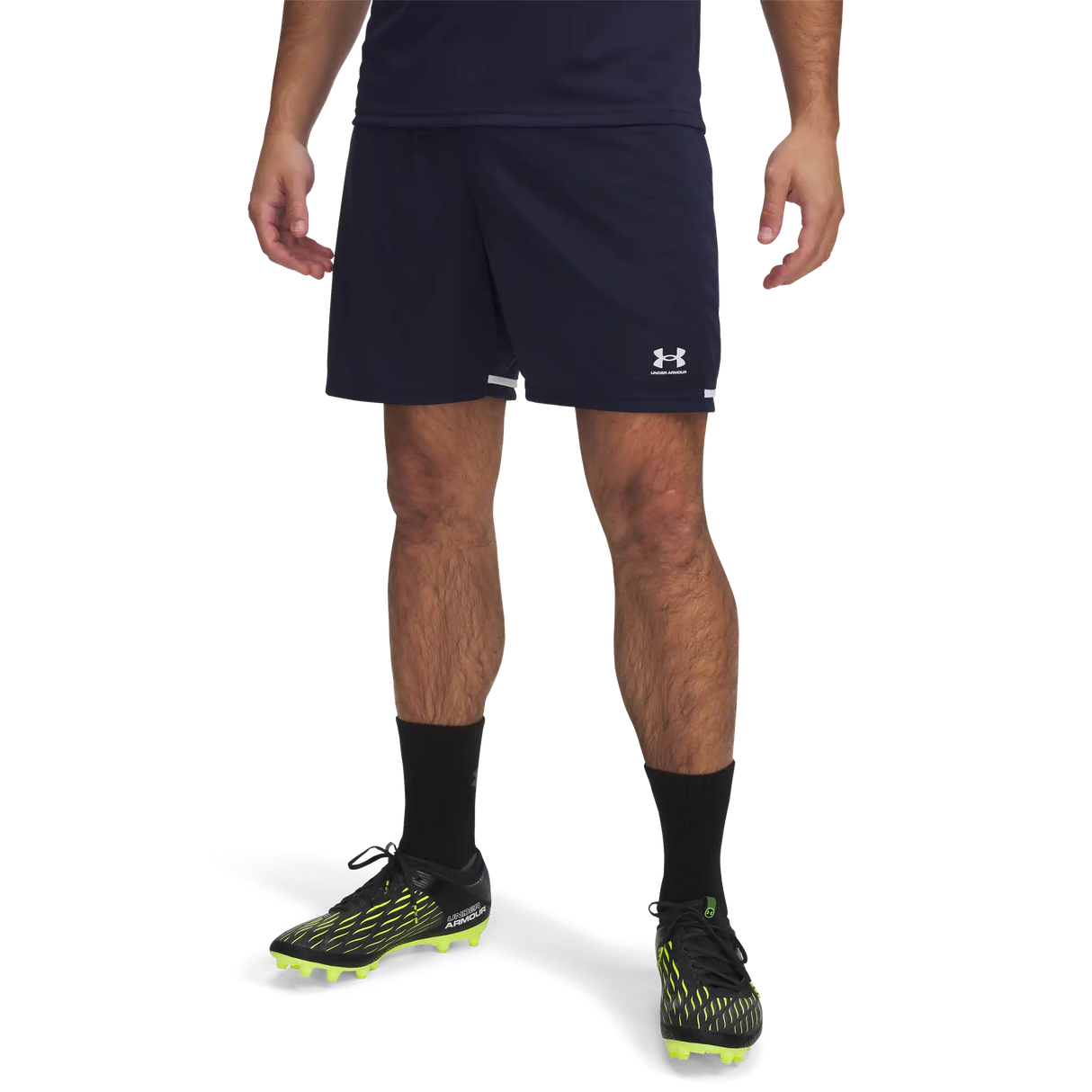 Under Armour Challenger Team short de soccer pour adultes - Marine / Blanc