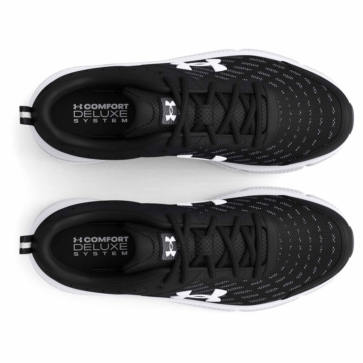 Under Armour Charged Assert 10 chaussures de course homme - Noir / Blanc