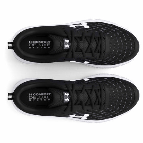 Under Armour Charged Assert 10 chaussures de course homme - Noir / Blanc