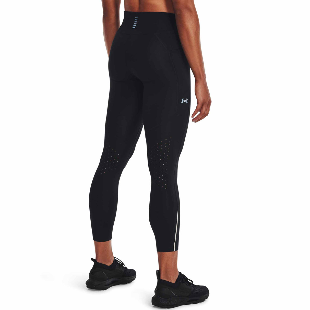 UA Fly Fast 3.0 collants à la cheville femme dos live- black / reflective