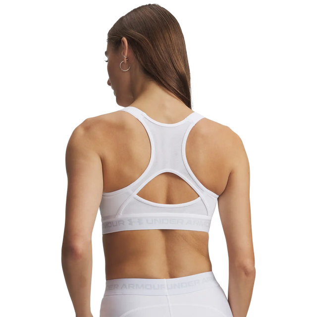Under Armour HeatGear Crossback High – Soutien-gorge sport - White / Halo Grey