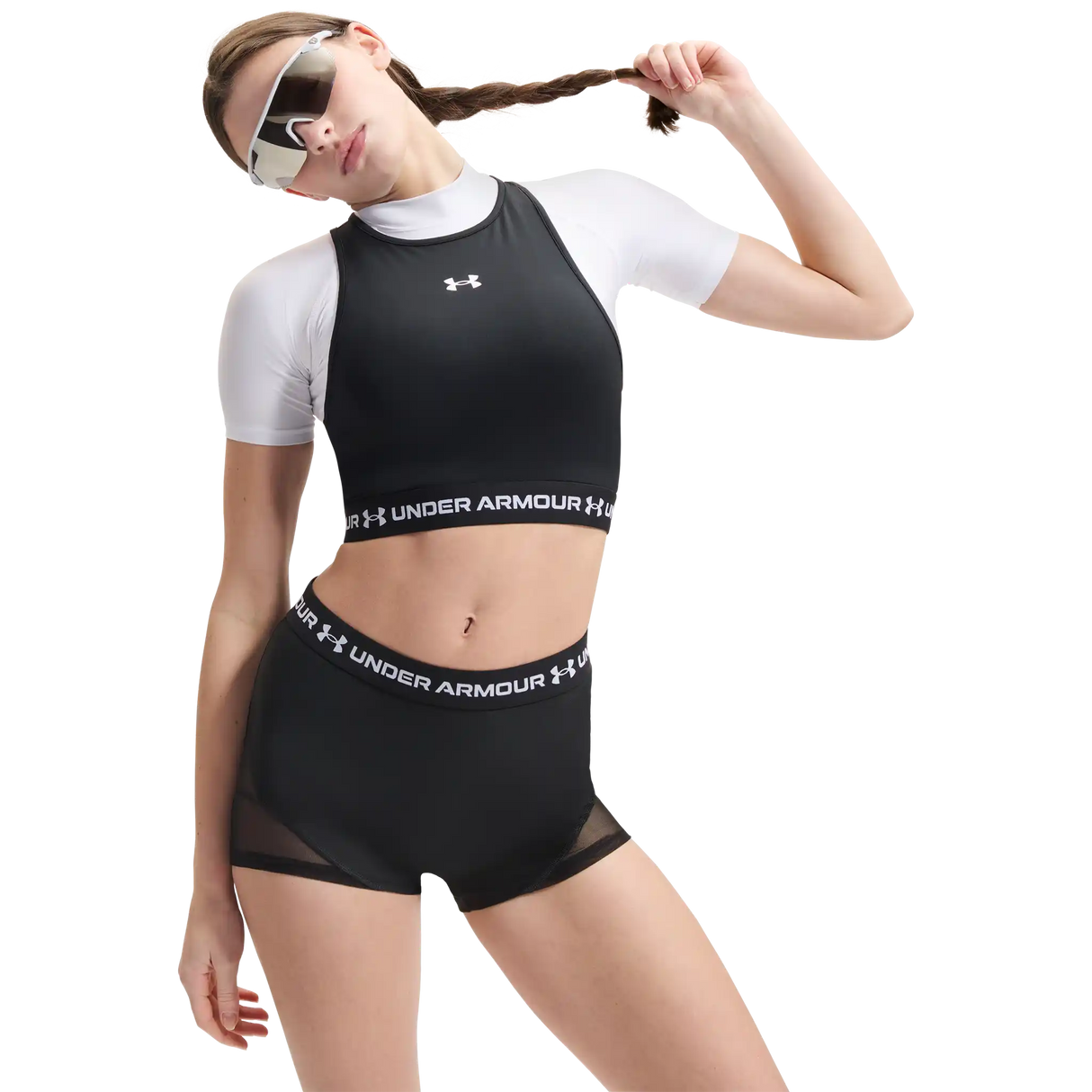 Under Armour HeatGear Mesh camisole pour femme - Ultimate Black / White