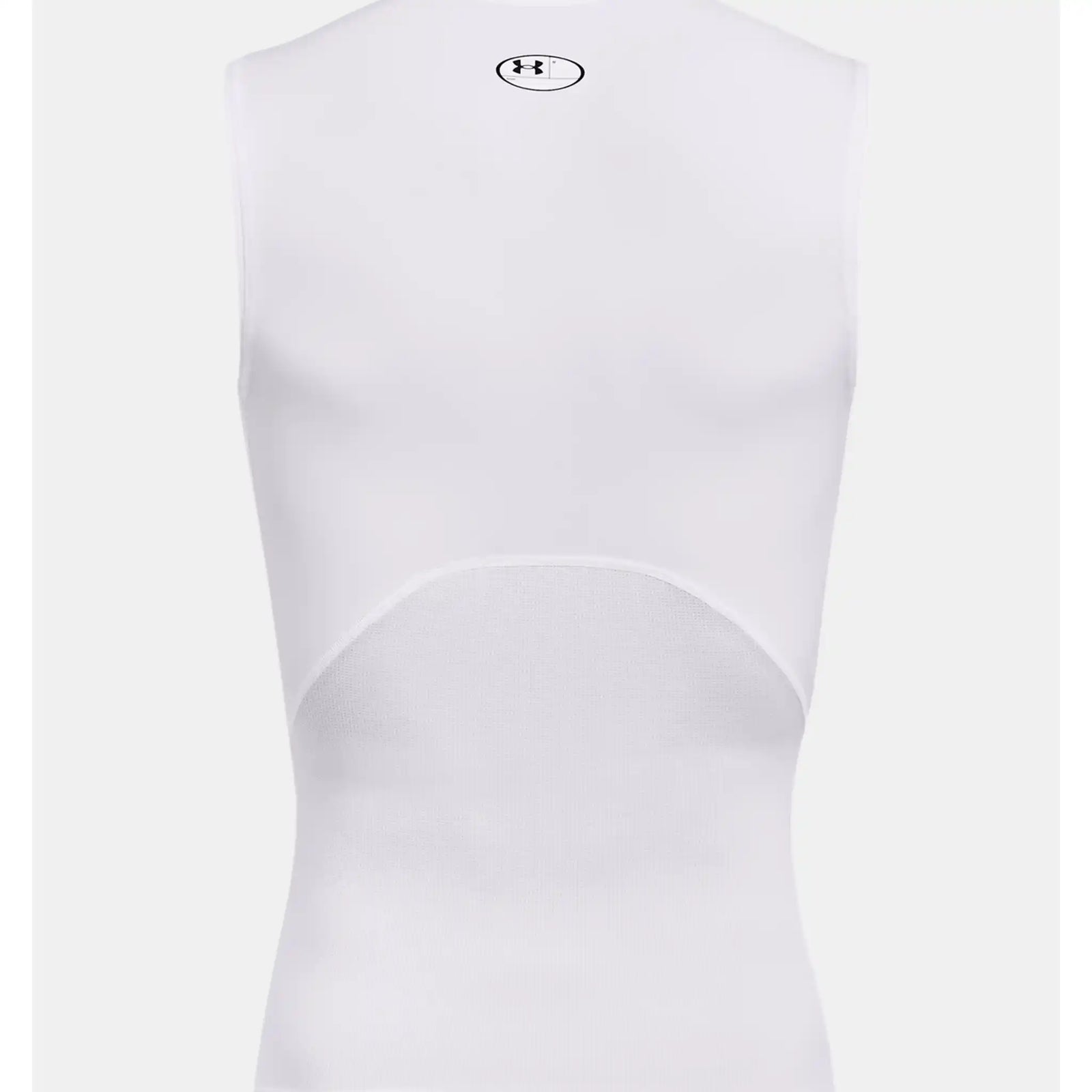 Under Armour UA HeatGear Armour - haut sans manches pour homme - Blanc / Noir