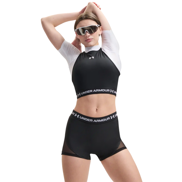 Under Armour Heatgear Mesh Shorty cuissard pour femme - Ultimate Black / White