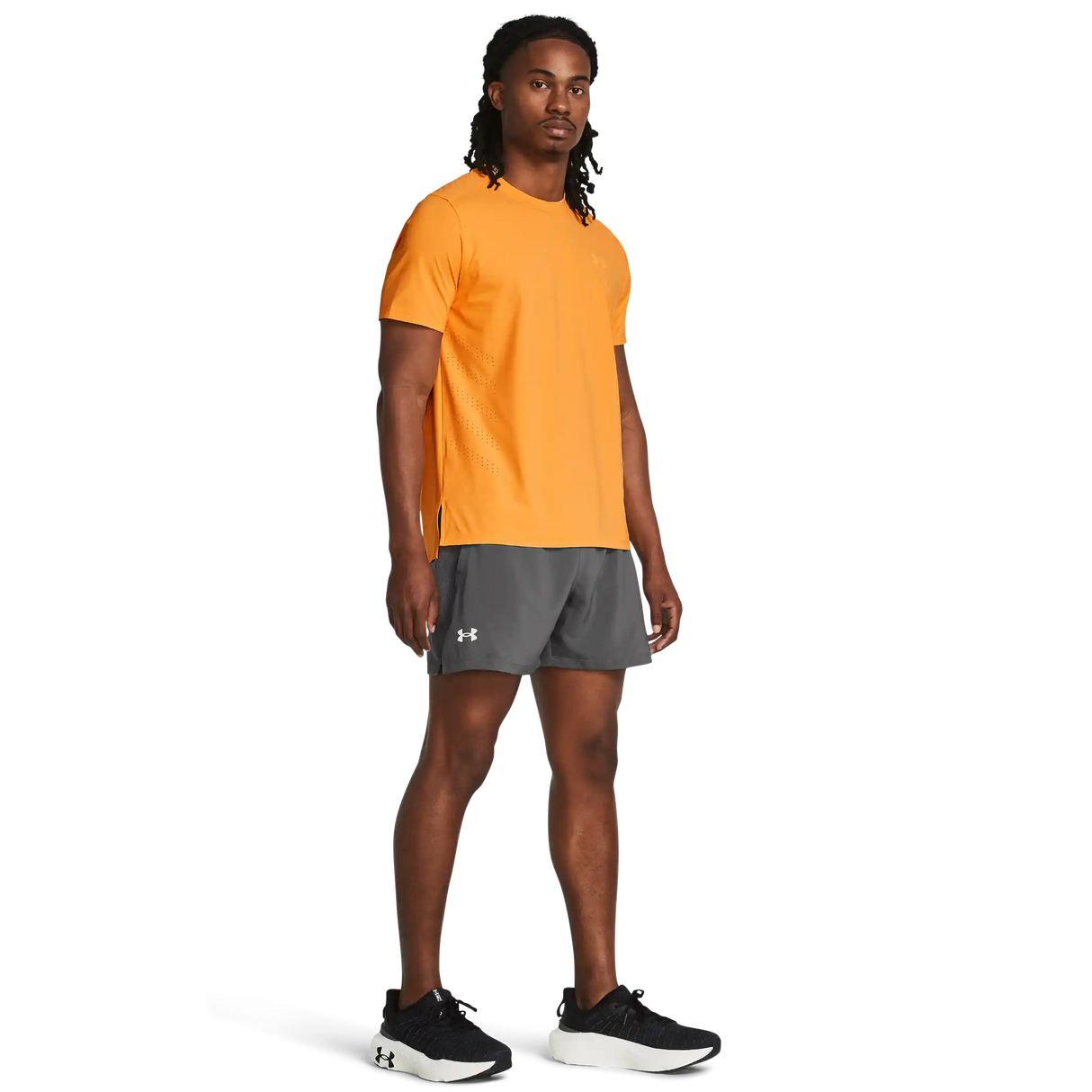 Under Armour UA Launch short de course à pied 13 cm (5 po) pour homme - Castlerock / Castlerock/ Reflective