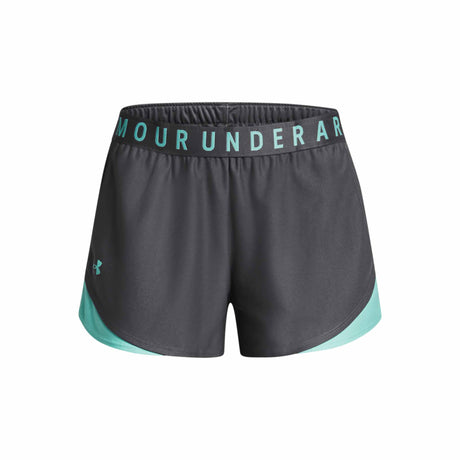 UA Play Up 3.0 Shorts sport pour femme - Castlerock / Radial Turquoise