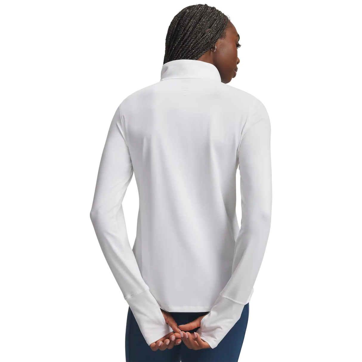 Under Armour Qualifier Half Zip chandail de course à pied pour femme - White / Reflective