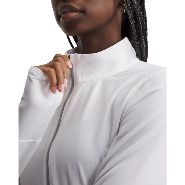 Under Armour Qualifier Half Zip chandail de course à pied pour femme - White / Reflective