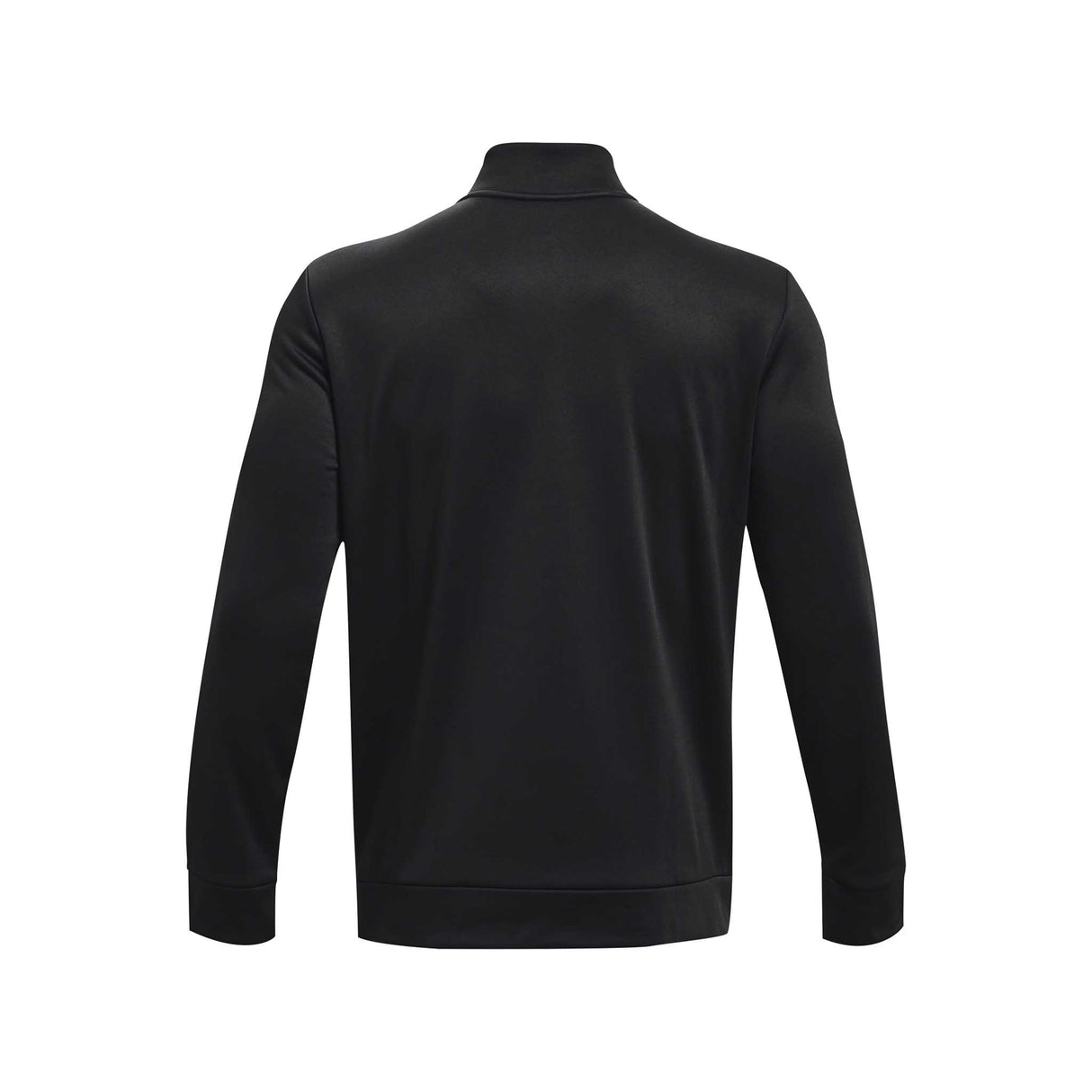 UA Armour Fleece 1/4 Zip haut pour homme dos - Noir / Noir