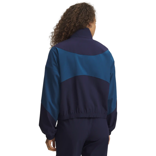 Under Armour Rival Jacket femme - Wham Blue / Midnight Navy / White