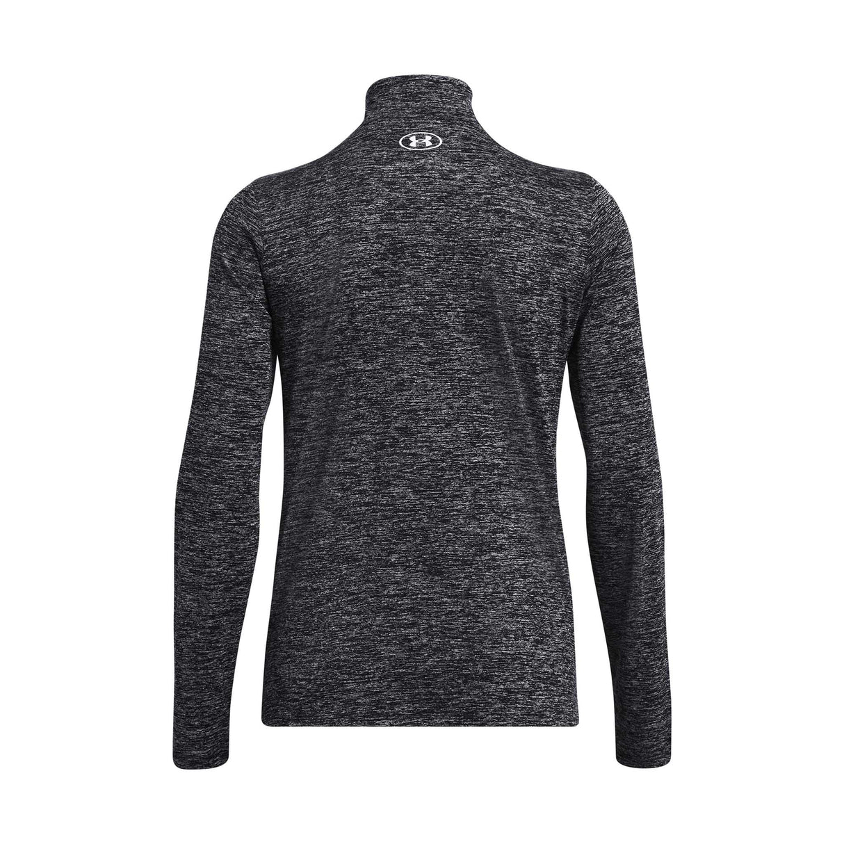 Under Armour Tech Half Zip Twist chandail de course manches longues femme dos - Noir / Blanc