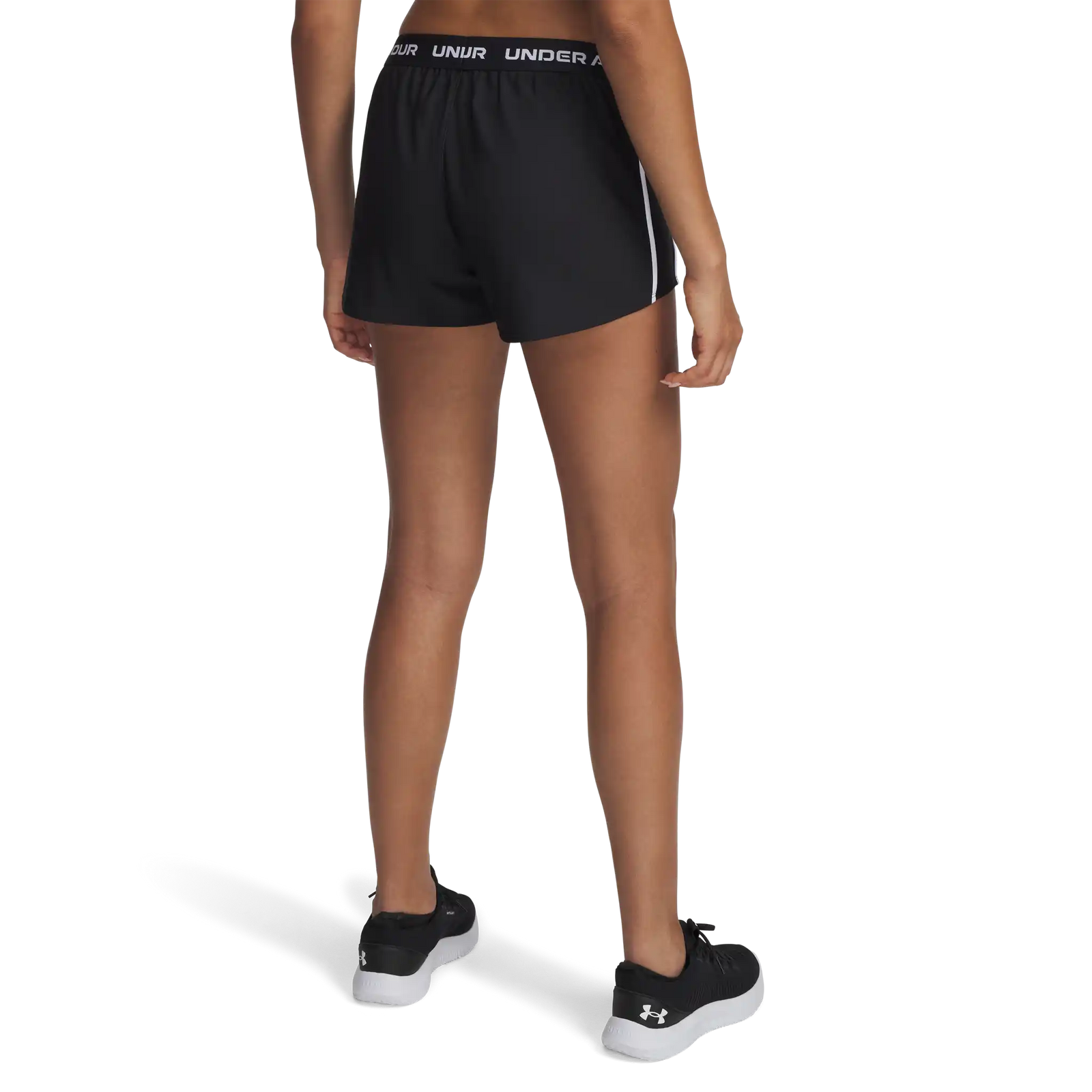 Under Armour Tech Play Up short 8 cm femme - Noir / Blanc