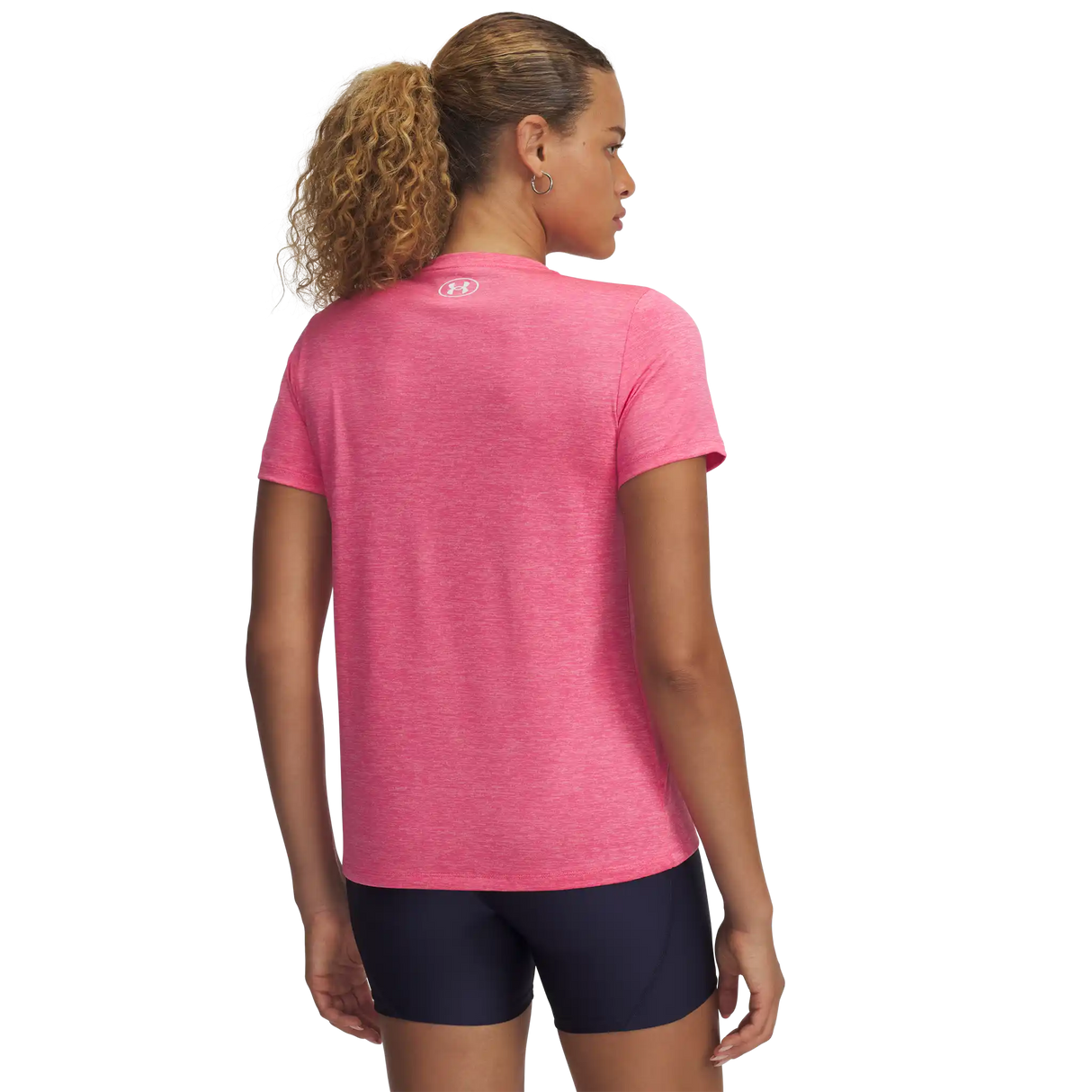 Under Armour Tech Twist T-shirt à manches courtes pour femme - Super Pink / White