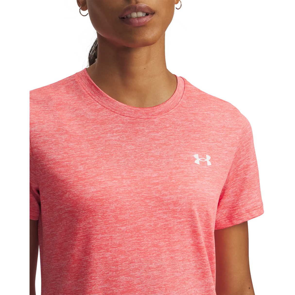 Under Armour Tech Twist T-shirt à manches courtes pour femme - Venom Red / White