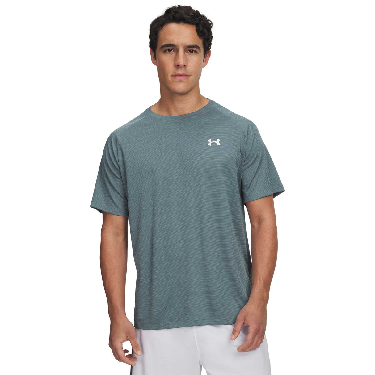 Under Armour Tech T-shirt sport homme - Jasper Blue / White