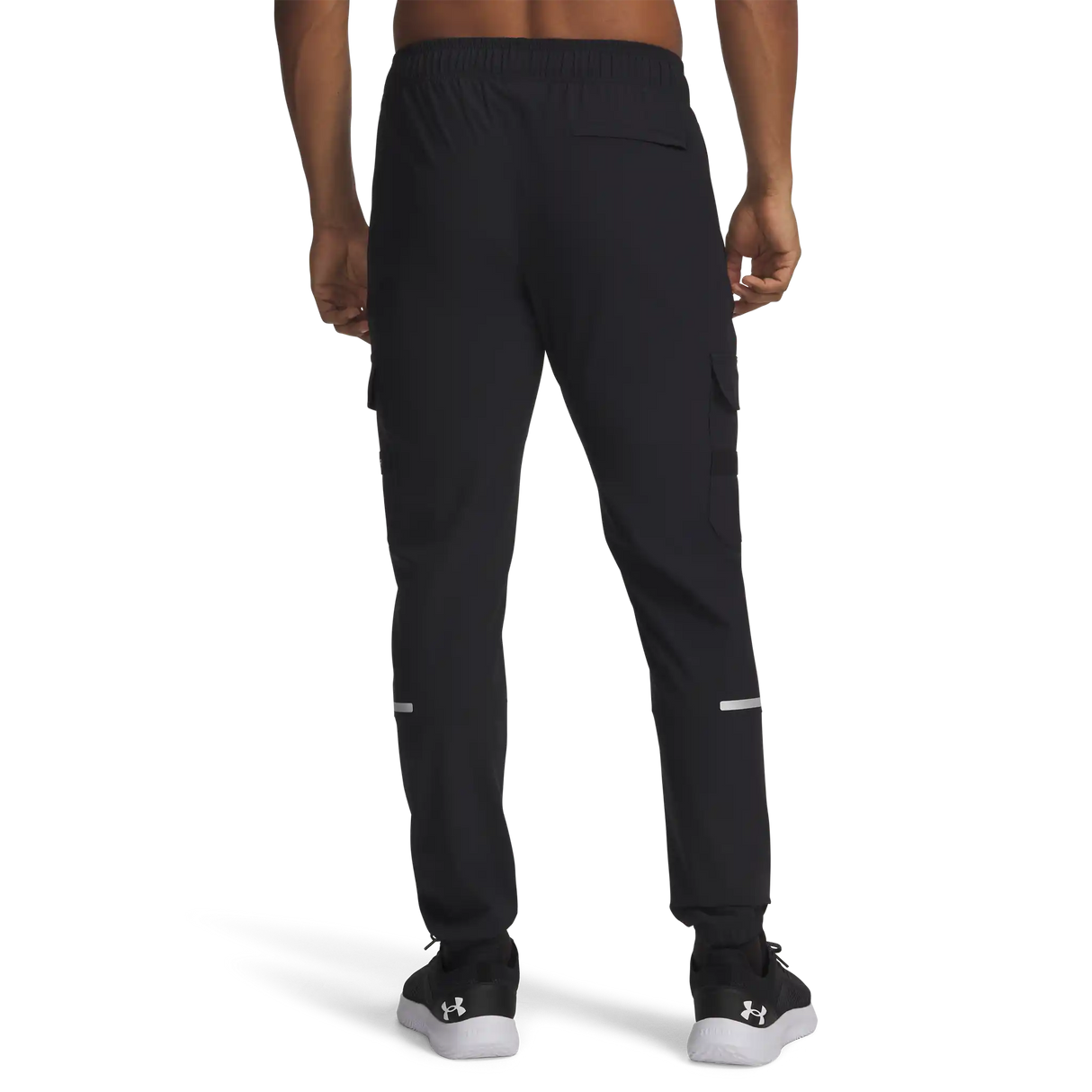 Under Armour Utility Tech Woven pantalon pour homme - Black / Castlerock / Venom Red