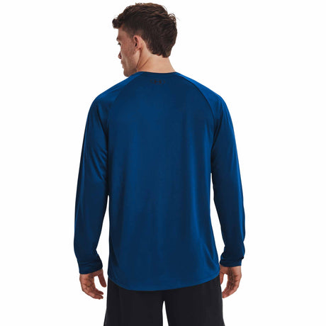 Under Armour Tech 2.0 chandail de course à pied à manches longues pour homme - Varsity Blue / Black