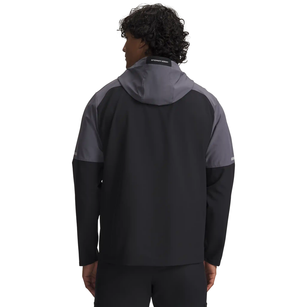 Under Armour Tech Utility Woven manteau pour homme - Black / Castlerock / Venom Red