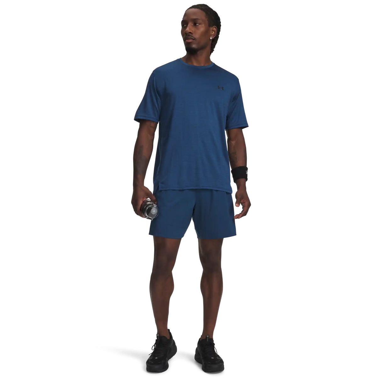 Under Armour Tech Vent short 7 pouces homme - Wham Blue / Varsity Blue / Black